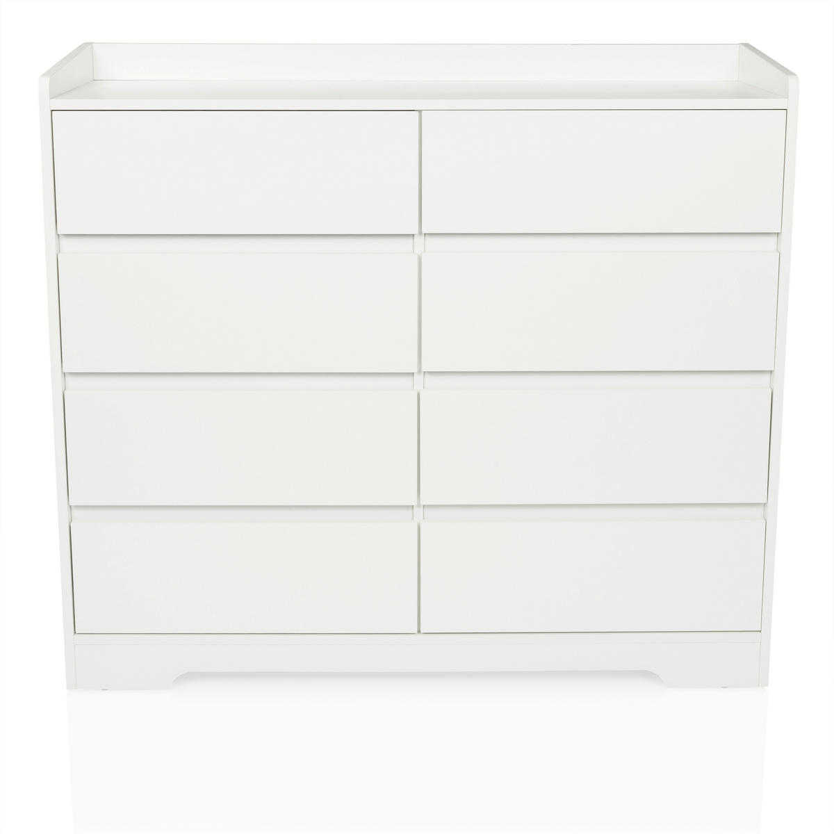 BYRÅ 110/98,5/38 cm  - vit, Modern, trämaterial (110/98,5/38cm) - MID.YOU