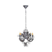 HÄNGELEUCHTE 67/61/61 cm    - Silberfarben, Trend, Metall (67/61/61cm) - Kayoom