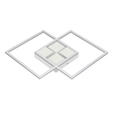 LED-DECKENLEUCHTE 42/42/4,5 cm   - Weiß, Basics, Kunststoff/Metall (42/42/4,5cm) - Boxxx