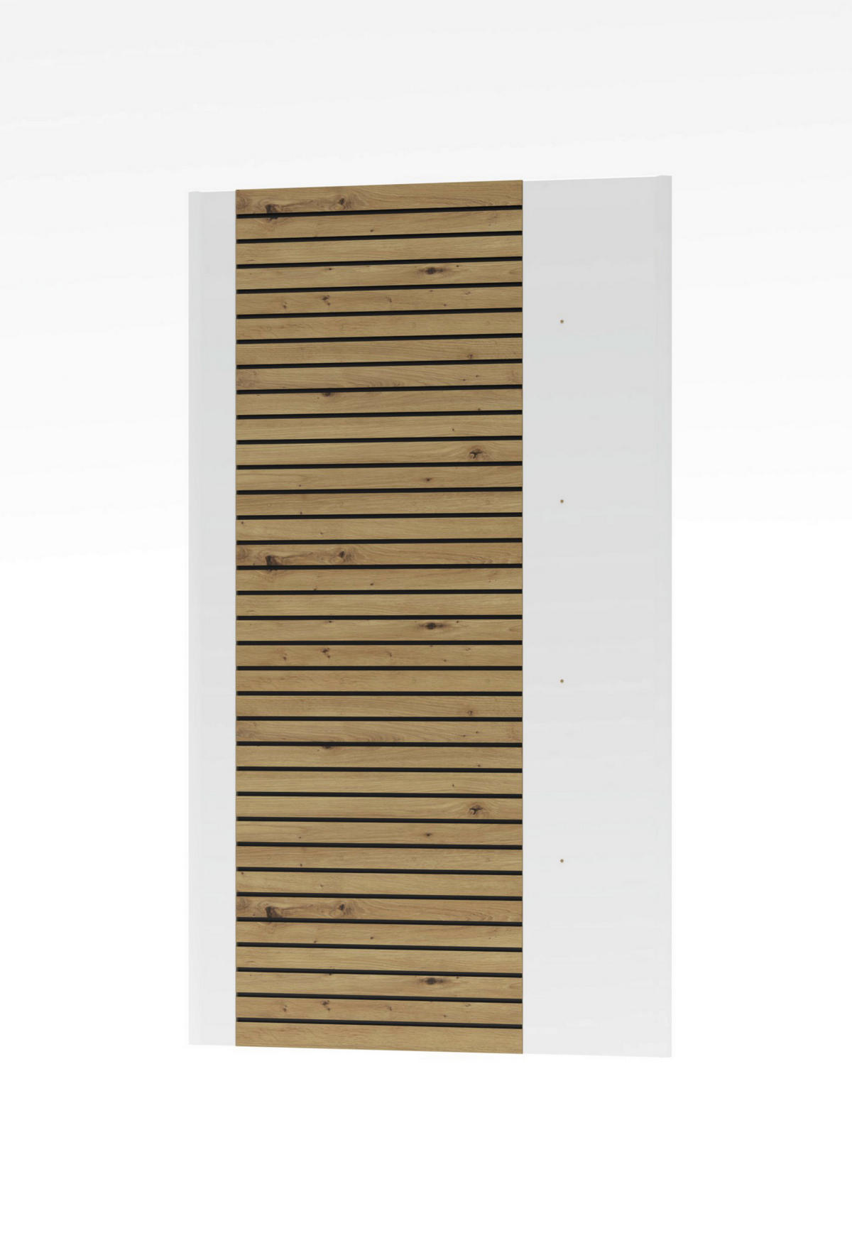 NÁST. POLICE SE ZADNÍM PANELE, bílá, dub artisan, 84/147/4 cm - bílá/dub artisan, Moderní, kompozitní dřevo (84/147/4cm) - Hom`in