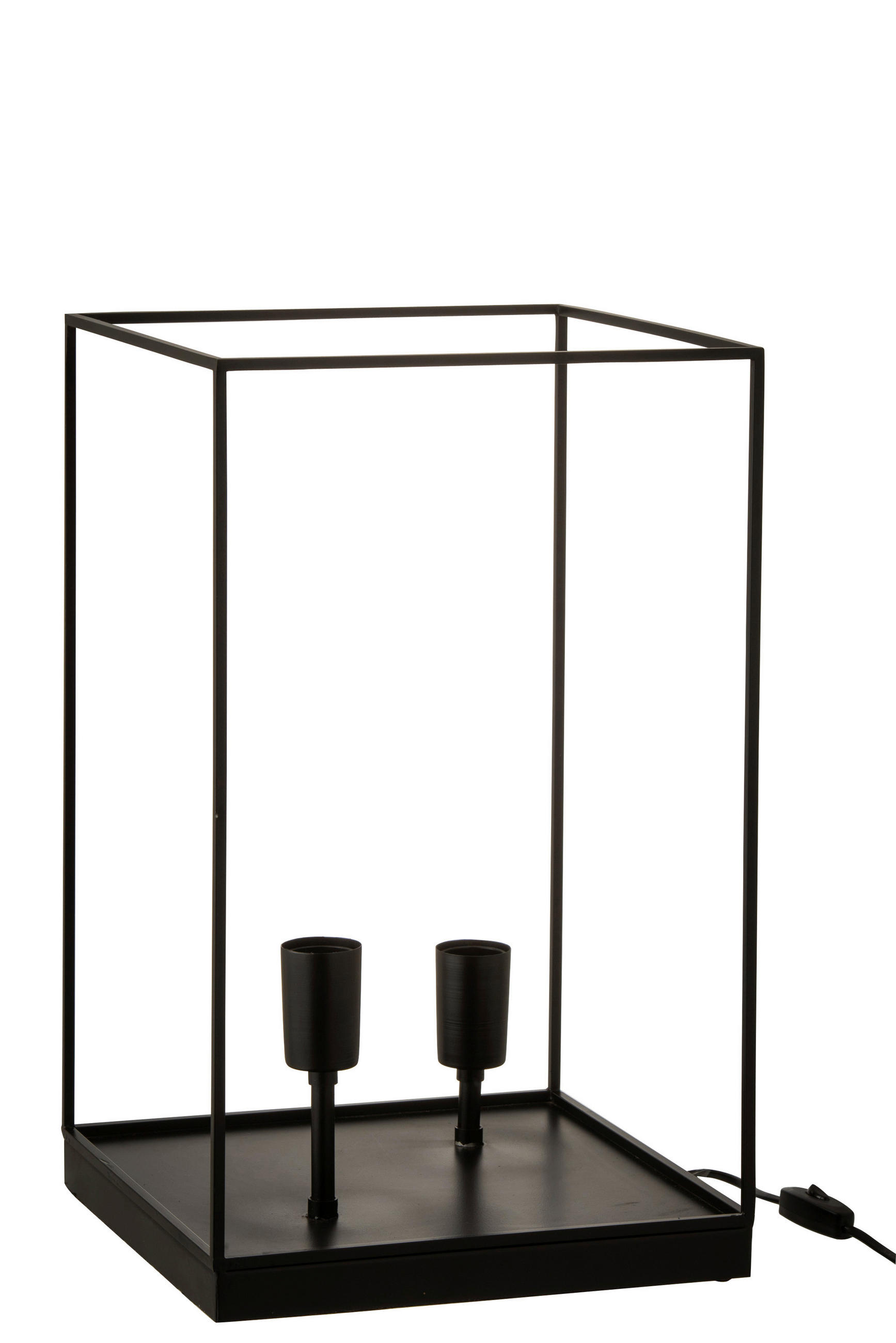 TISCHLEUCHTE 31/31/51 cm   - Schwarz, Trend, Metall (31/31/51cm)