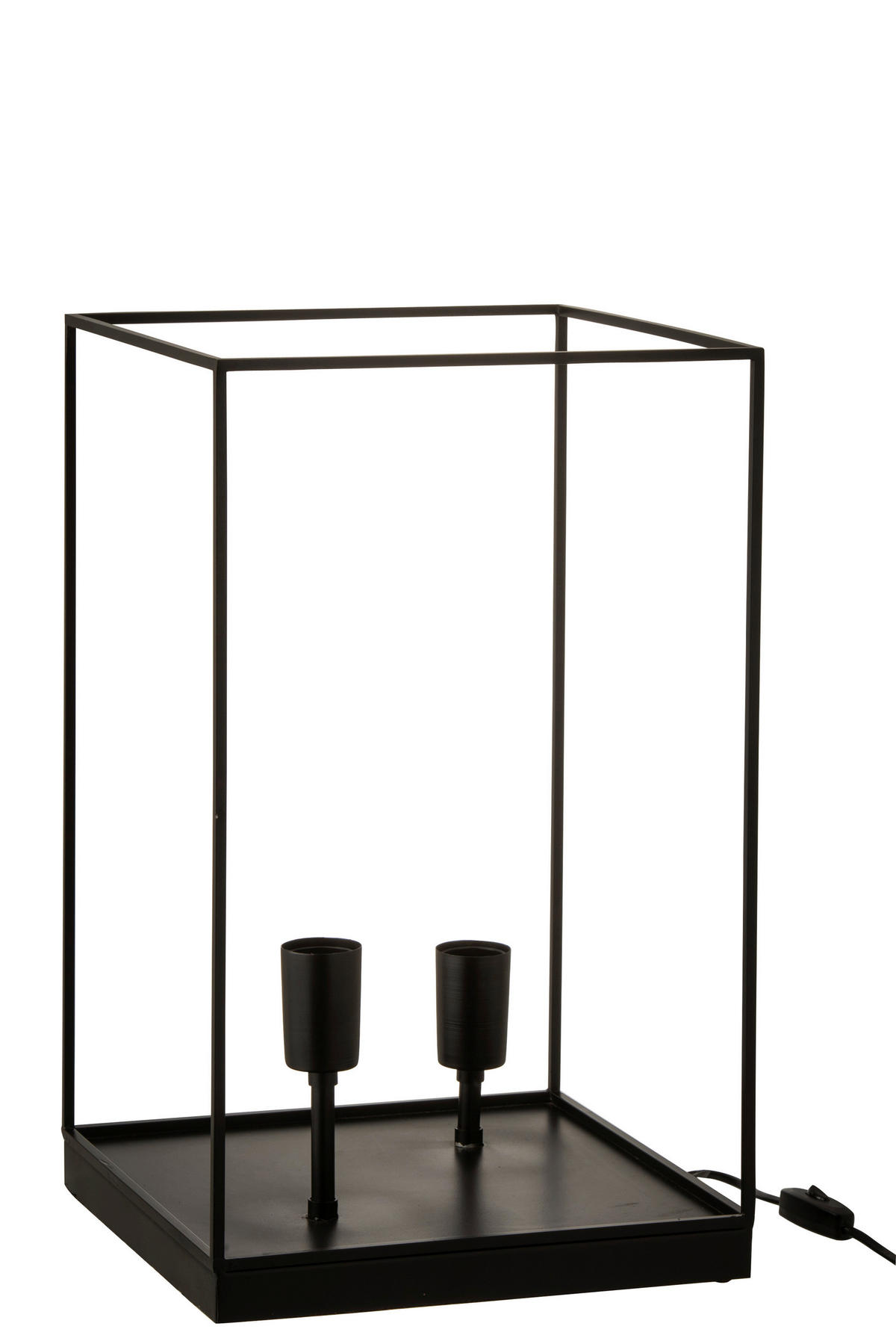 TISCHLEUCHTE 31/31/51 cm   - Schwarz, Trend, Metall (31/31/51cm)