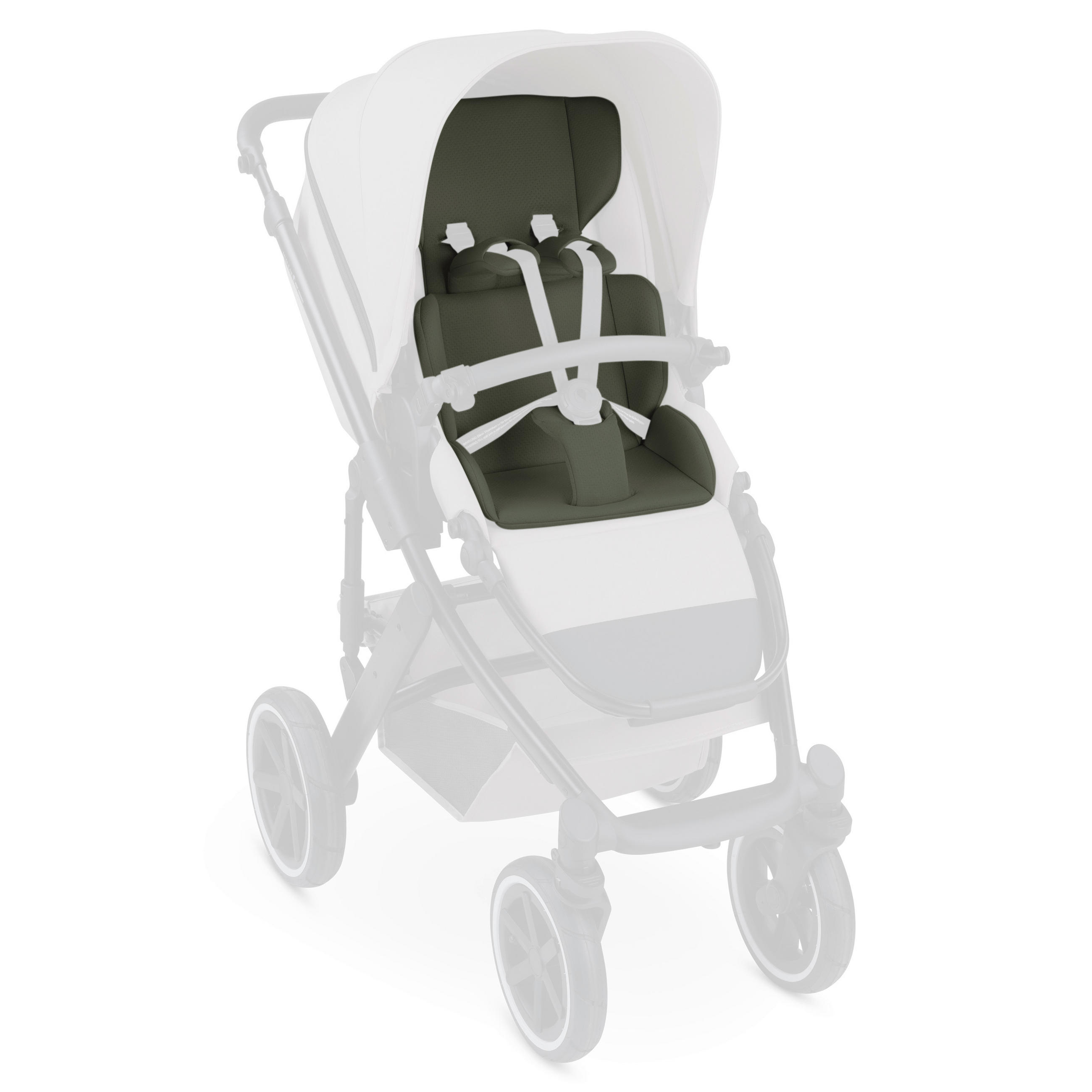 KINDERWAGENEINLAGE - Olivgrün, Basics, Textil (42/31/7cm) - ABC Design