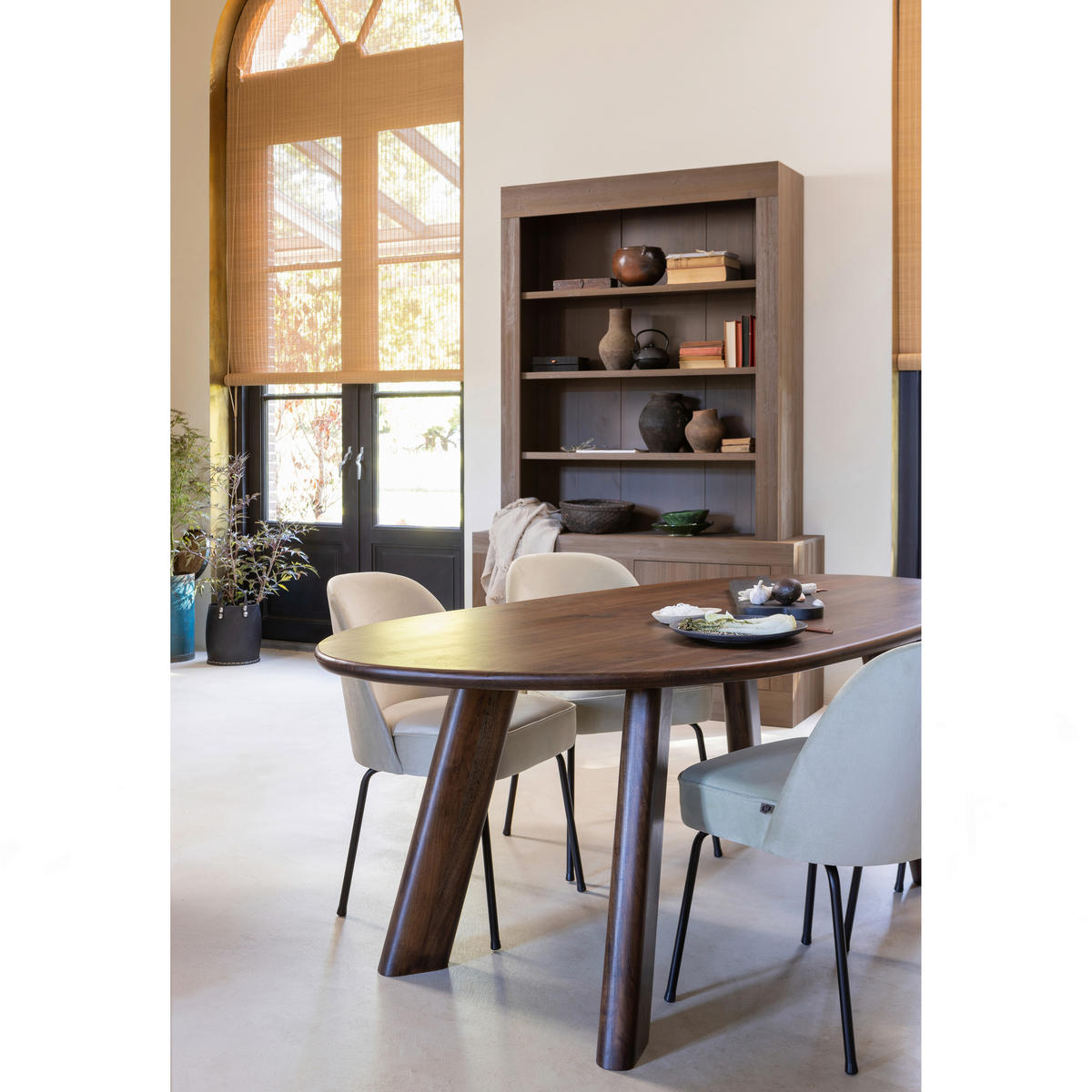 ESSTISCH in Holz 200/100/76 cm   - Walnussfarben, MODERN, Holz (200/100/76cm) - Livetastic