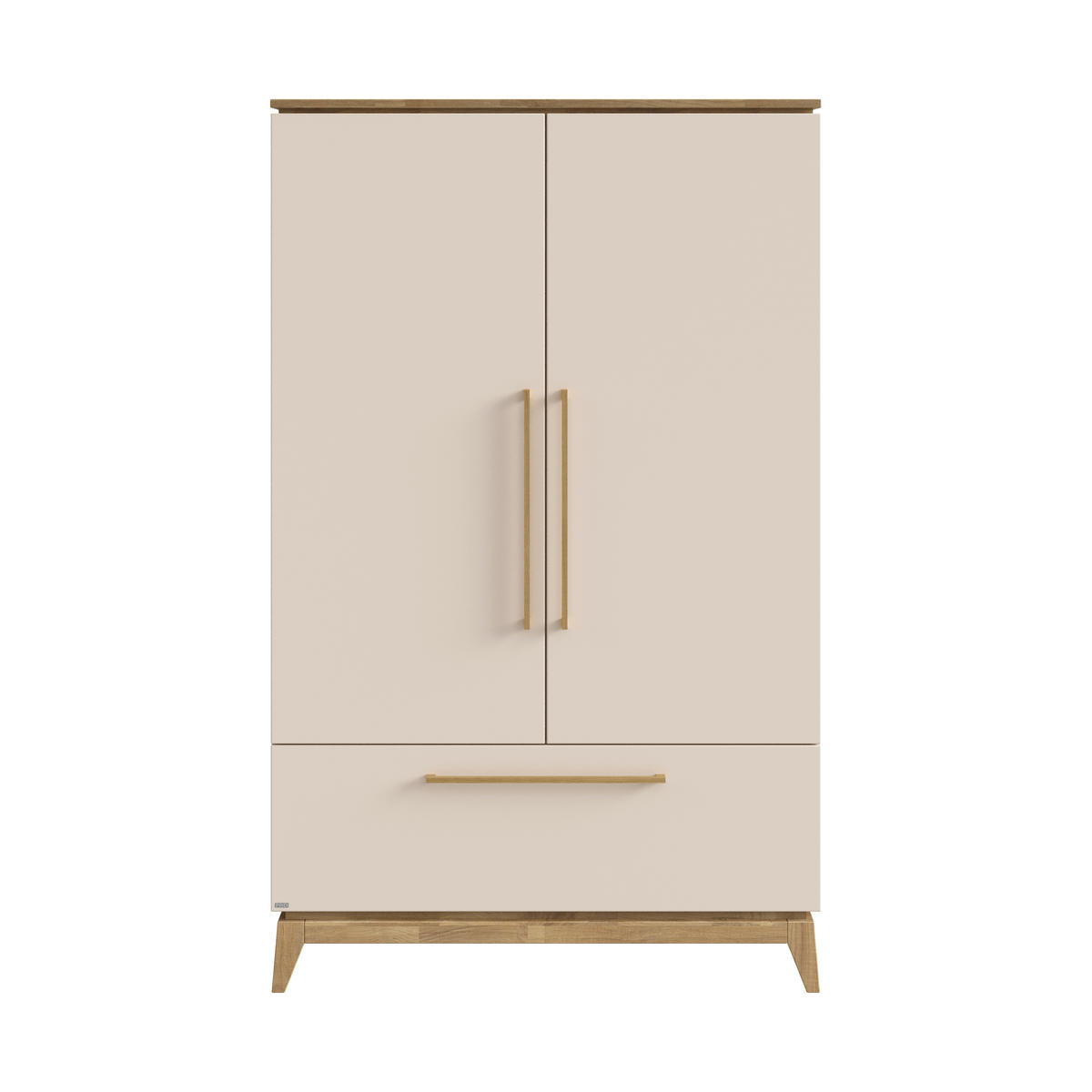 ORMAR ZA DJEČJU ODJEĆU  Stiene  - boje hrasta/bež, Basics, drvni materijal (123,30/200,00/57,20cm) - Paidi