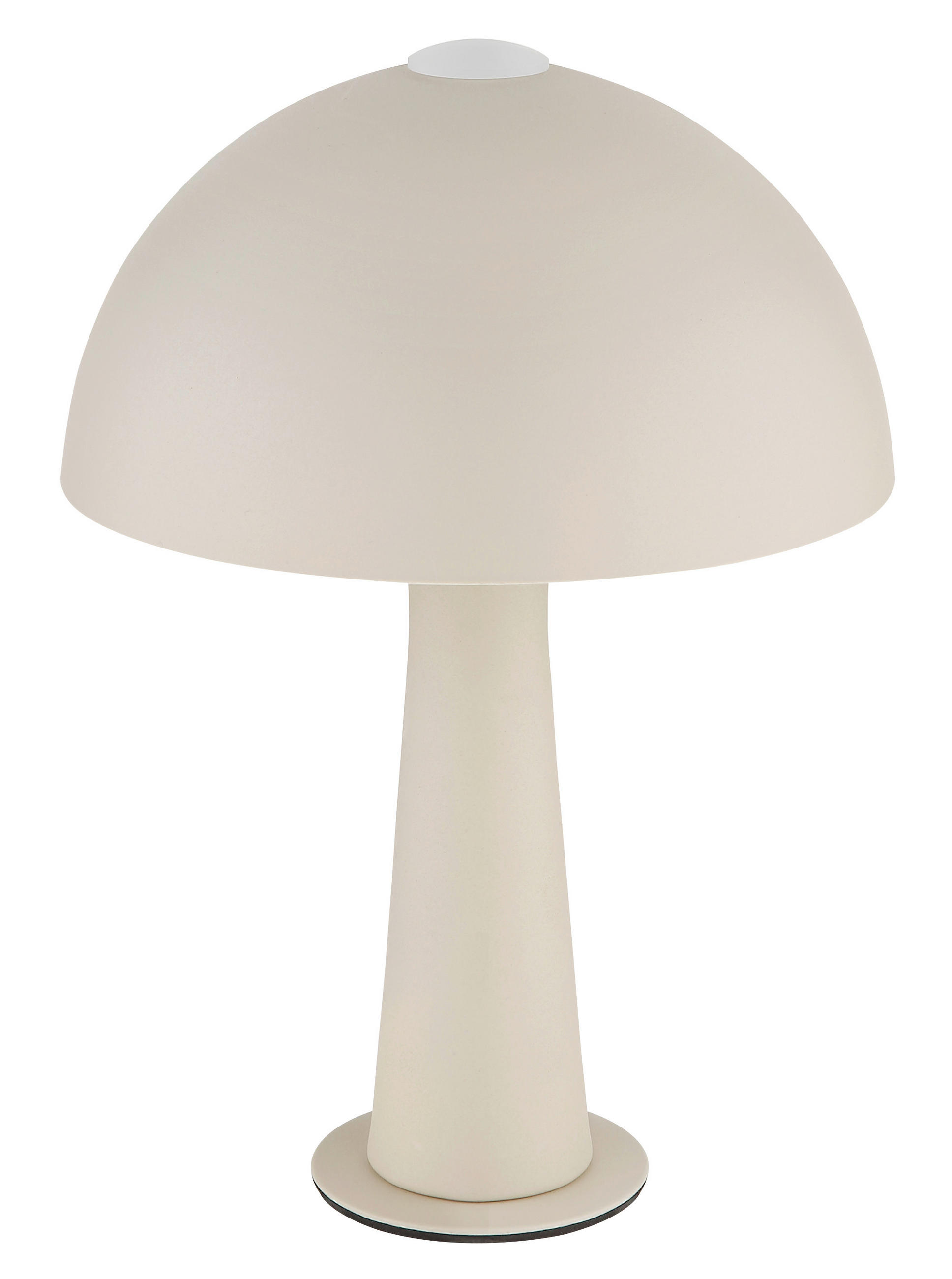 TISCHLEUCHTE Julia 20/28,5 cm  - Sandfarben/Schwarz, Design, Kunststoff/Metall (20/28,5cm) - Globo