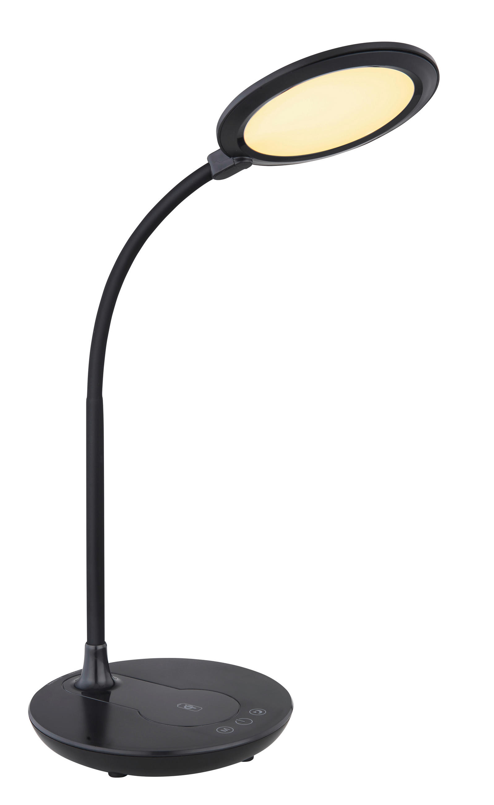 STONA LED LAMPA - crna, Osnovno, plastika (33/17/54cm)