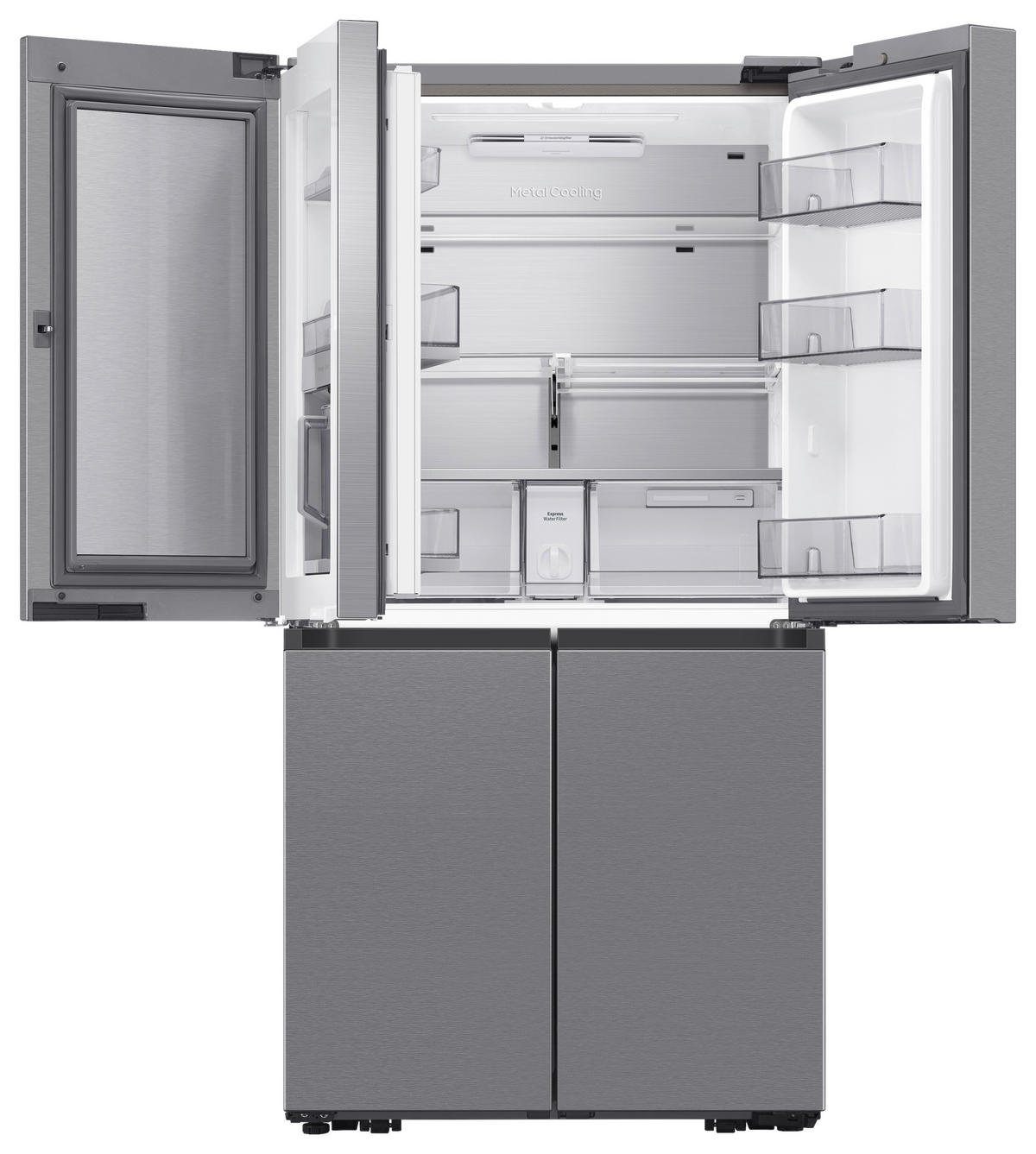 FRENCH-DOOR RF65DG960ESREF  - Silberfarben, Basics, Glas/Kunststoff (91,2/183/72,3cm) - Samsung