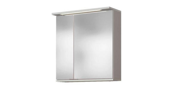 SPIEGELSCHRANK 60/67/20 cm  - Chromfarben/Weiß, KONVENTIONELL, Glas/Holzwerkstoff (60/67/20cm) - Xora