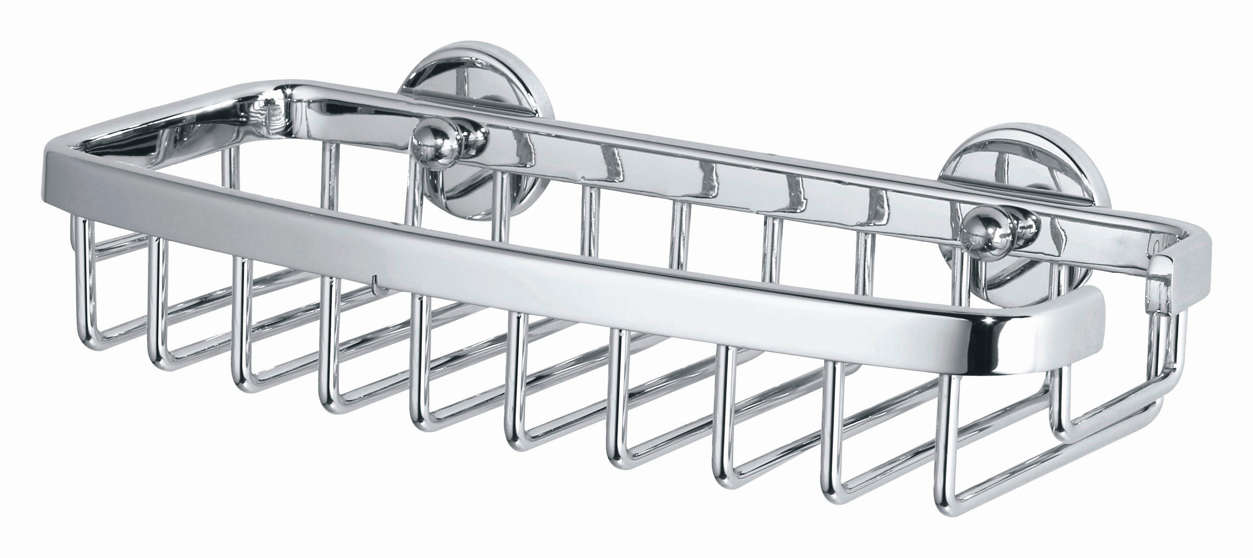 DUSCHABLAGE - Chromfarben, Basics, Metall (22/10,2/5cm) - Tesa