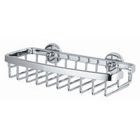 DUSCHABLAGE - Chromfarben, Basics, Metall (22/10,2/5cm) - Tesa