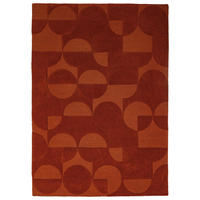 WOLLTEPPICH 120/170 cm Gigi Terracotta  - Terracotta, Basics, Textil (120/170cm) - Flair Rugs