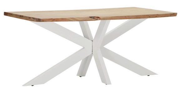 TISCHGESTELL Weiß   - Weiß, Design, Metall (163/72/73cm) - Landscape