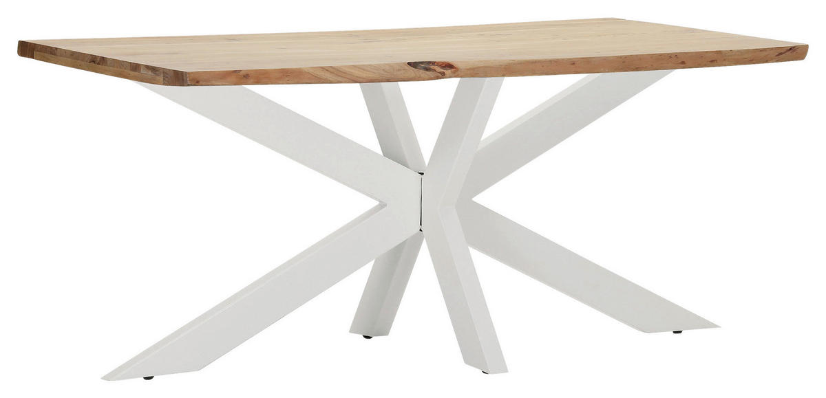 TISCHGESTELL Weiß   - Weiß, Design, Metall (163/72/73cm) - Landscape