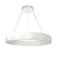 HÄNGELEUCHTE 60/100 cm  - Weiß, Design, Metall (60/100cm)