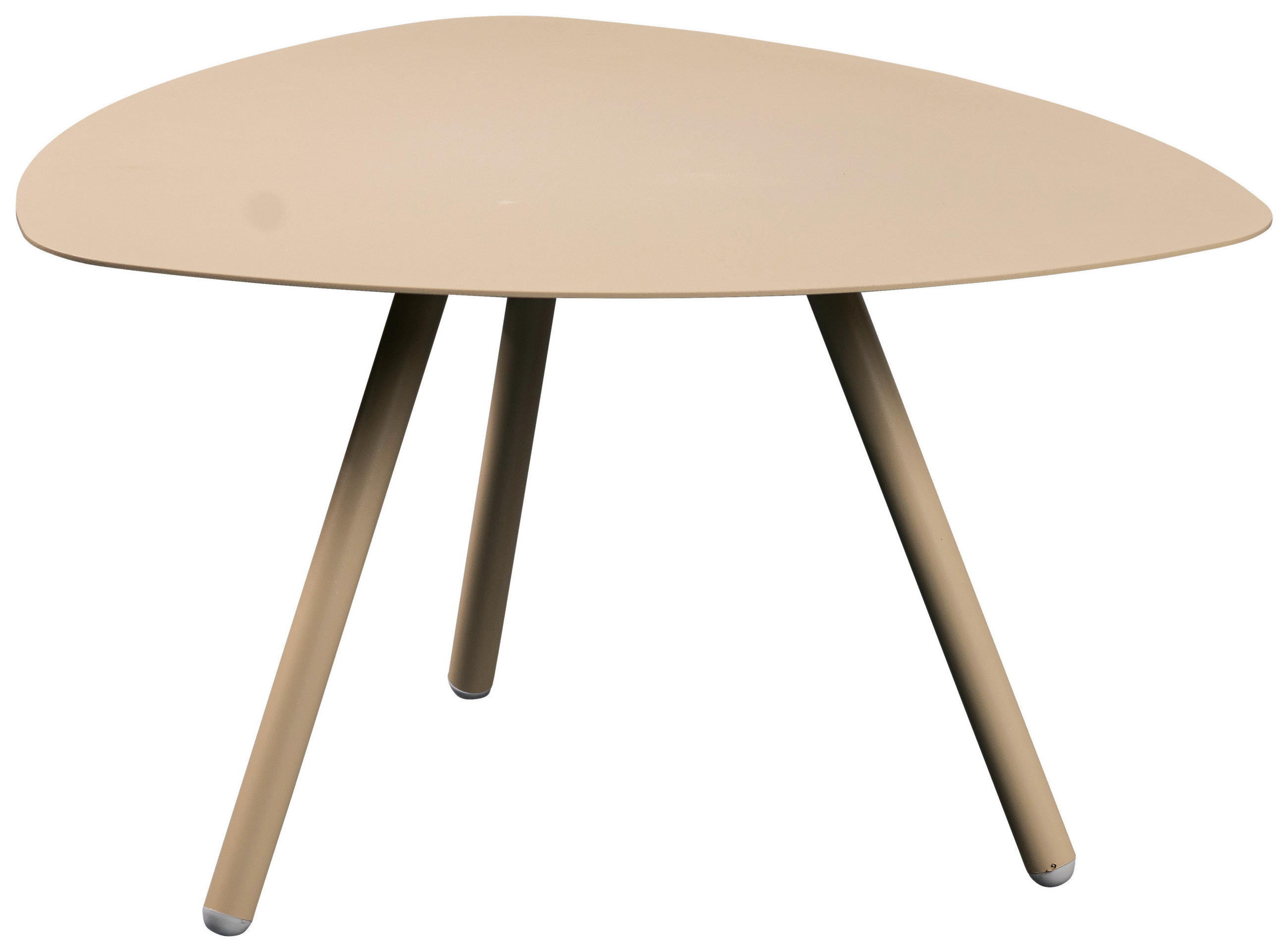 BEISTELLTISCH in Metall 60/60/35 cm  - Creme, Design, Metall (60/60/35cm) - Xora
