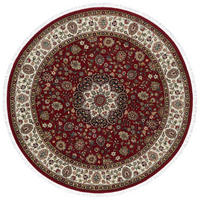ORIENTALISK MATTA 100/100 cm Alkatif Classic  - beige/röd, Lifestyle, textil (100/100cm) - Cazaris