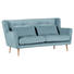 ZWEISITZER-SOFA in Textil Hellblau - Naturfarben/Hellblau, Design, Textil (175/86/90cm) - Carryhome ZWEISITZER-SOFA in Textil Hellblau - Naturfarben/Hellblau, Design, Textil (175/86/90cm) - Carryhome