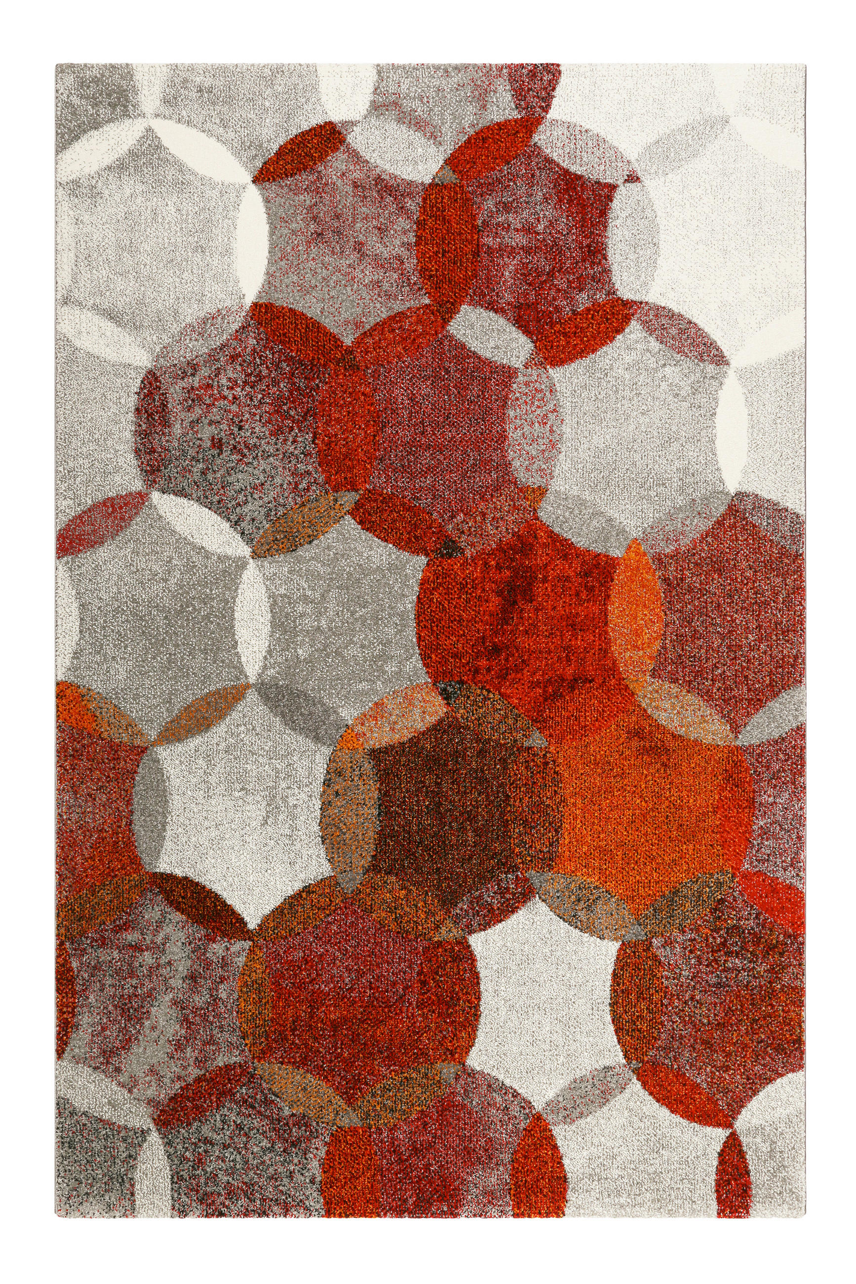 Esprit Webteppich Esp-21627-112 Rot, Dunkelrot, Weinrot, Rotbraun 160x225 cm