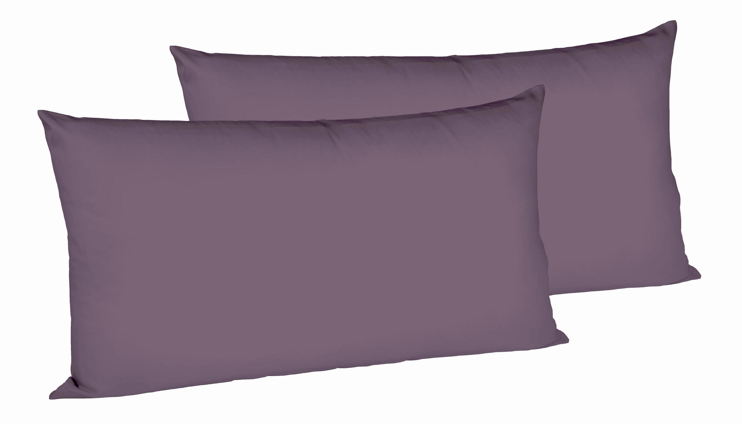 KOPFKISSENBEZUG 40/80 cm  - Lila, Basics, Textil (40/80cm) - Fleuresse