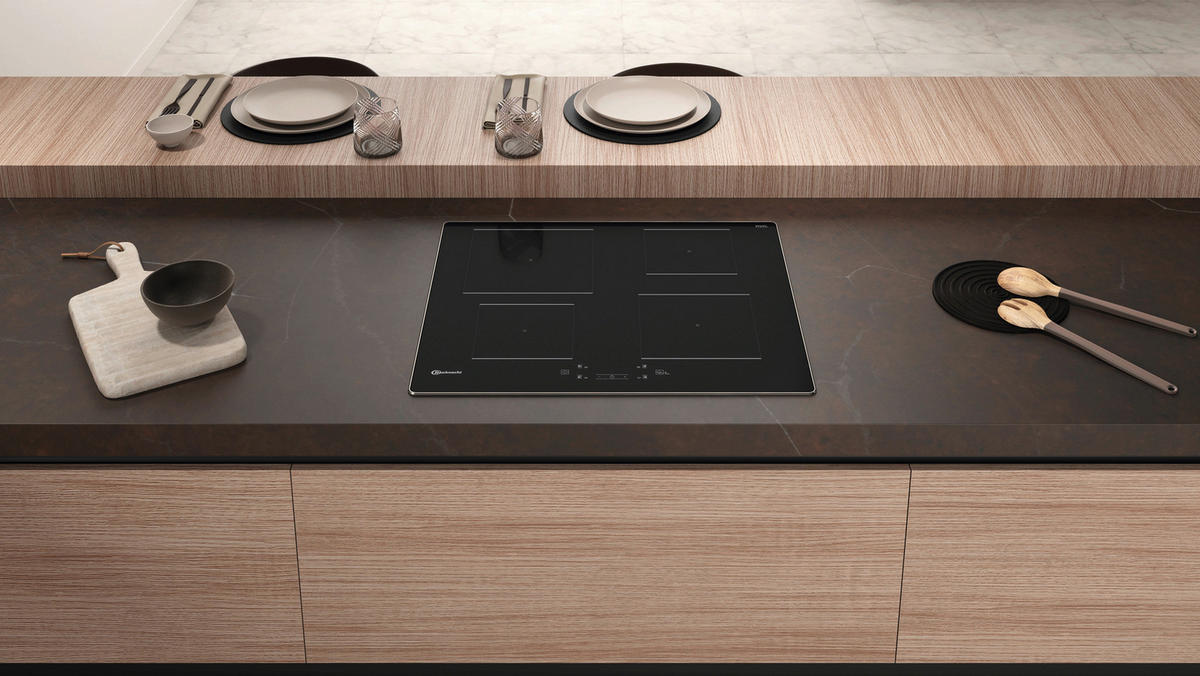 INDUKTIONSKOCHFELD BQ 5160S AL  - Schwarz, Basics, Glas/Metall (60/5/52cm) - Bauknecht