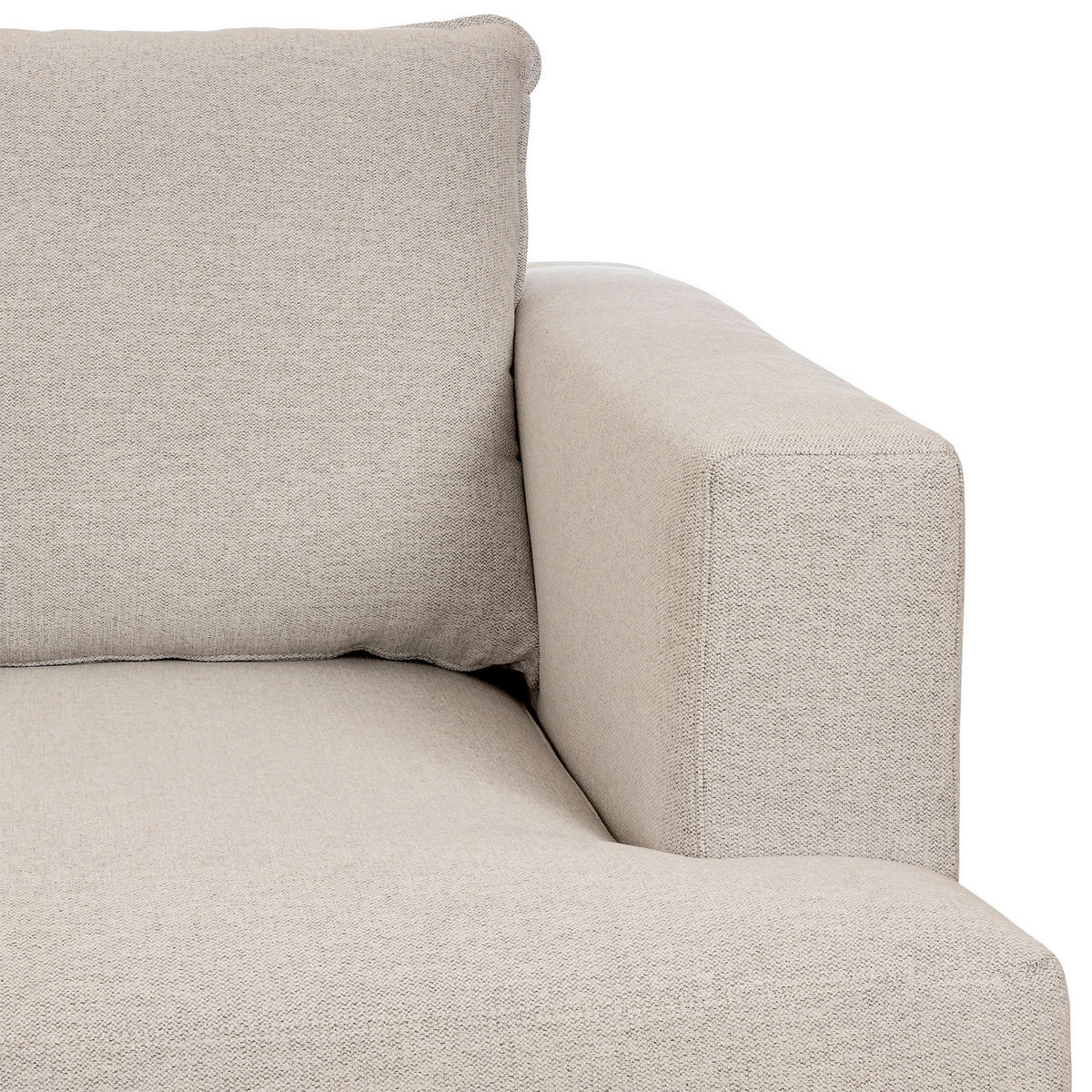 SOFFA i vit  - vit/svart, Basics, metall/trä (315/82/230cm) - Pure Home Comfort