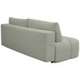 BOXSPRINGSOFA in Chenille Greige  - Greige/Schwarz, MODERN, Kunststoff/Textil (210/72/105cm) - Cantus