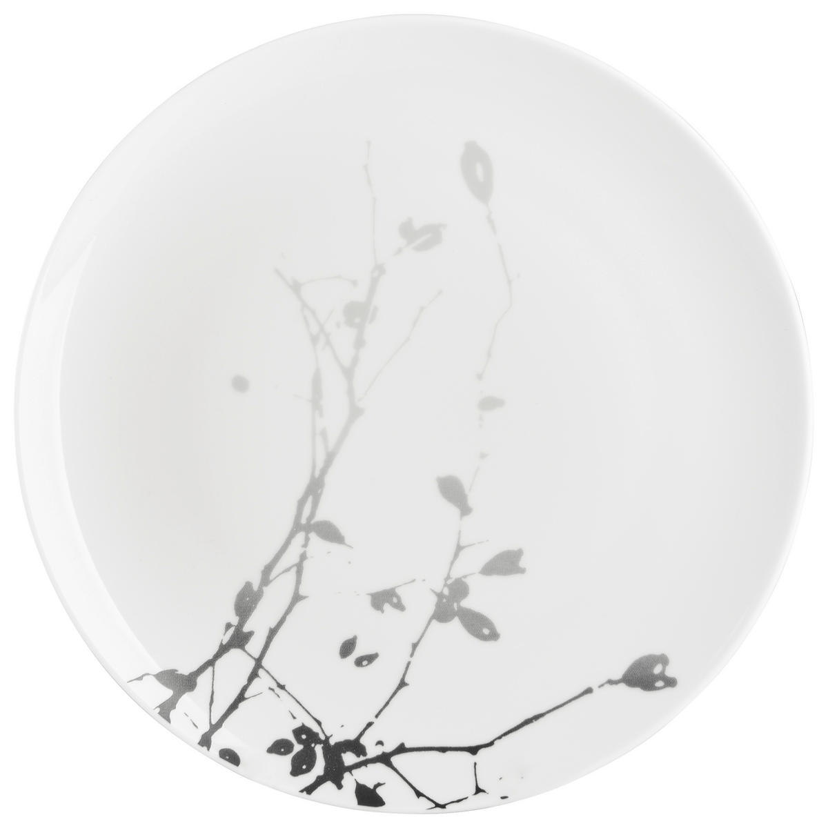 FRÜHSTÜCKSTELLER Schwarz 22,5 cm Liberty Dark Rose Hip  - Schwarz, Basics, Keramik (22,5cm) - Seltmann Weiden