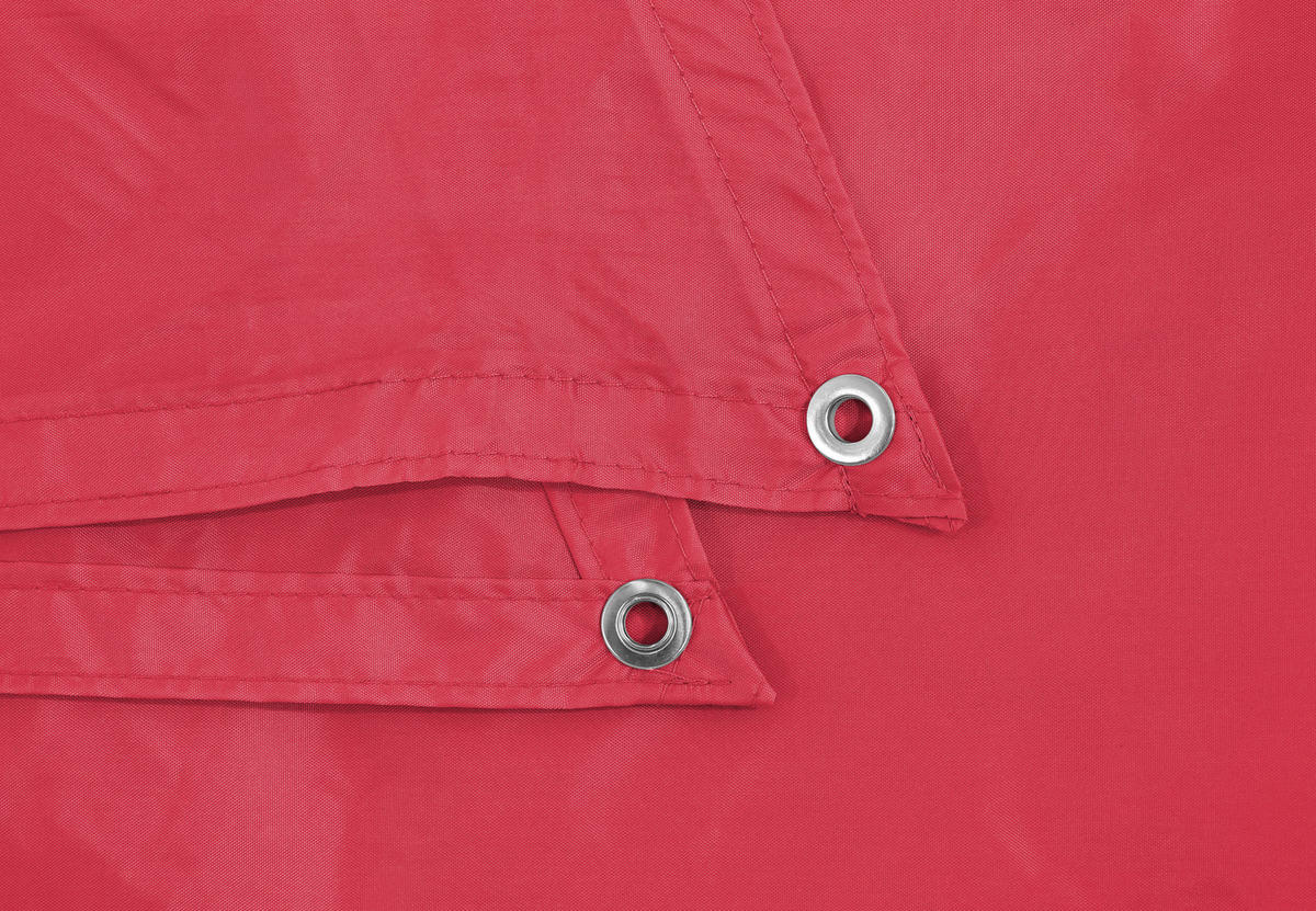 GARTENSONNENSEGEL - Rot, Basics, Textil (250/0,3/300cm) - Schneider