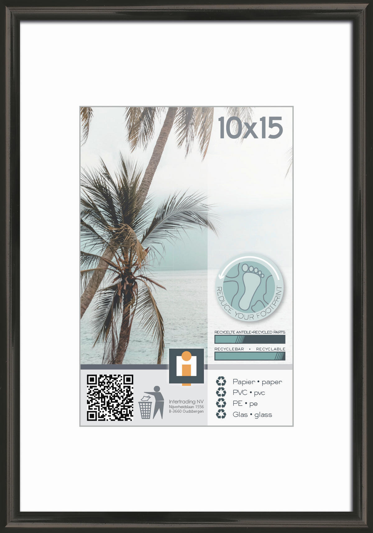 RÁM NA OBRAZY, 1 foto 10 cm x 15 cm - Basics, plast/sklo (10/15cm)