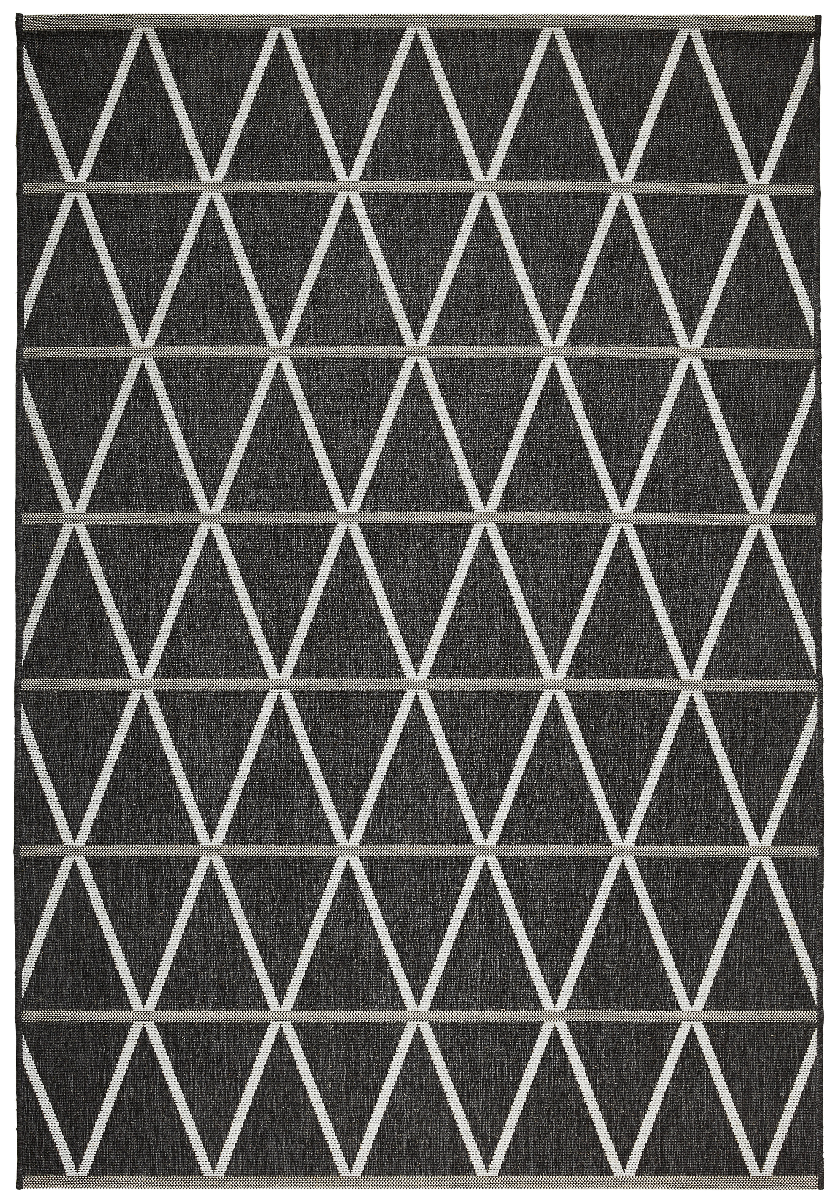 OUTDOORTEPPICH 120/170 cm Naturalle  - Schwarz/Grau, Design, Textil (120/170cm) - Novel