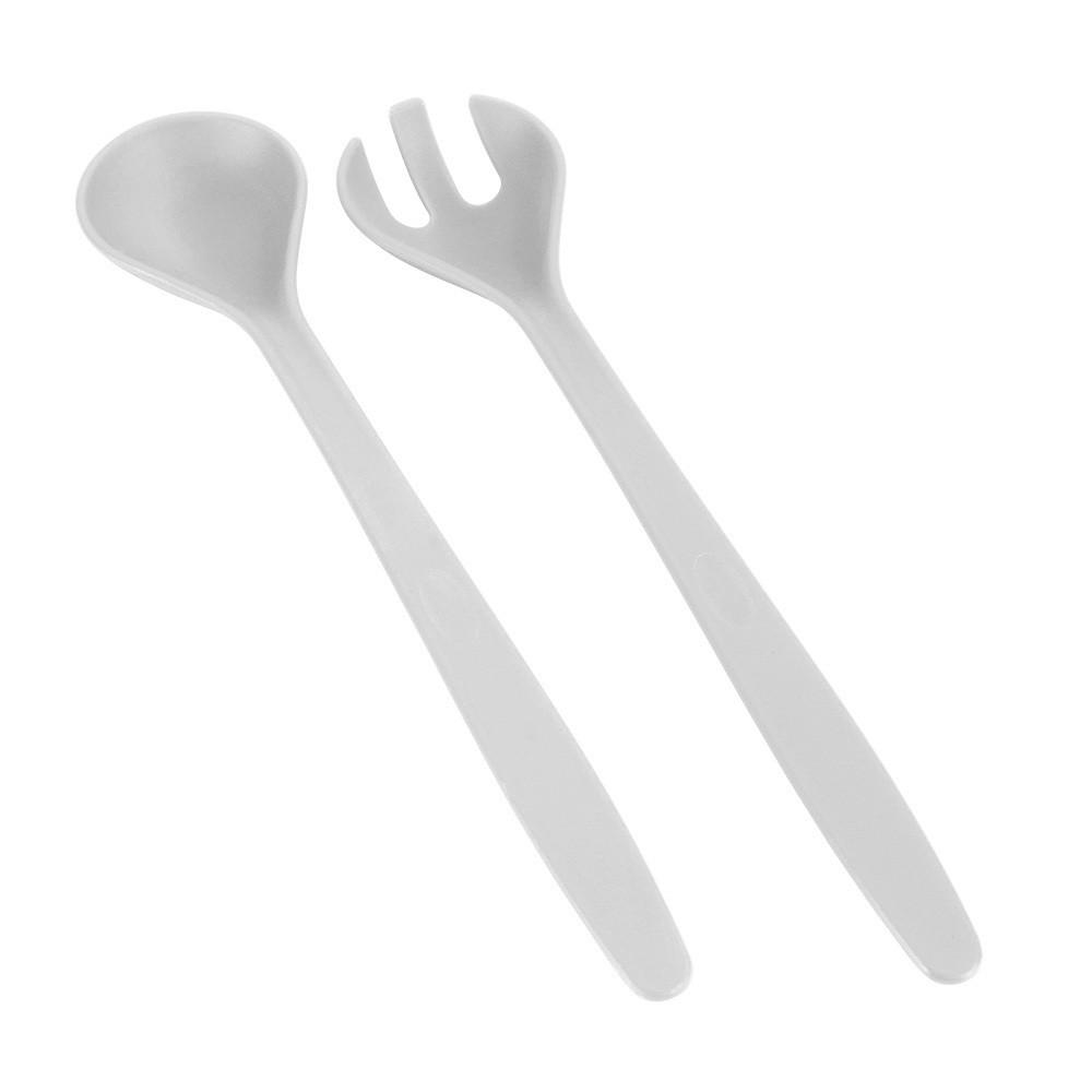 Salatbesteck Marlin Weiss, 2er D/l: Ca. 6/28 Cm