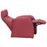 RELAXSESSEL Echtleder - Rot/Schwarz, KONVENTIONELL, Leder/Kunststoff (77/110/85cm) - Himolla