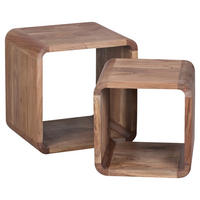 SET MIZ, barve akacije  - barve akacije, Design, les (36/43/43cm) - MID.YOU
