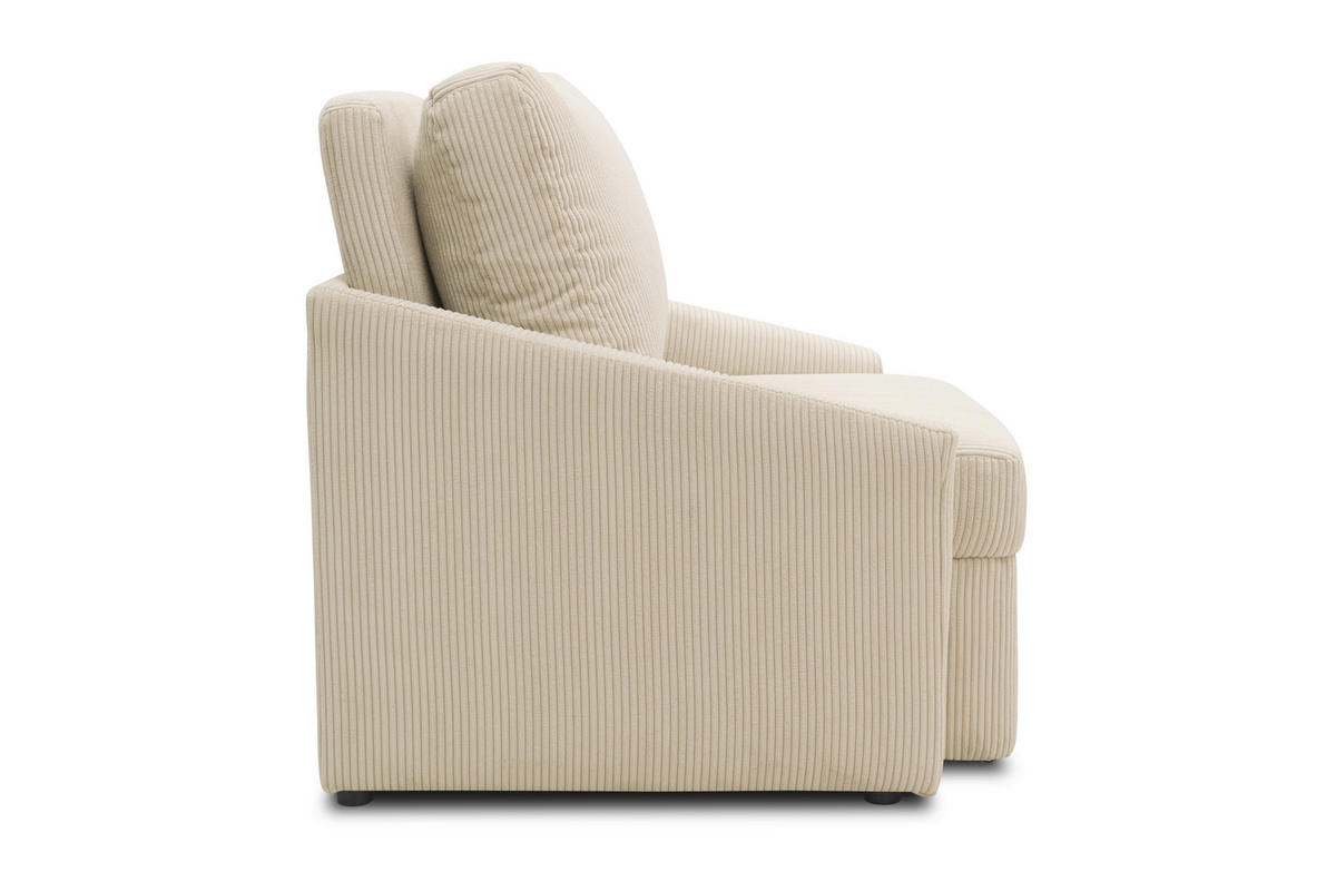 SCHLAFSESSEL RELAX BOX Mikrofaser Beige    - Beige/Schwarz, Basics, Kunststoff/Textil (108/86/96cm) - MID.YOU