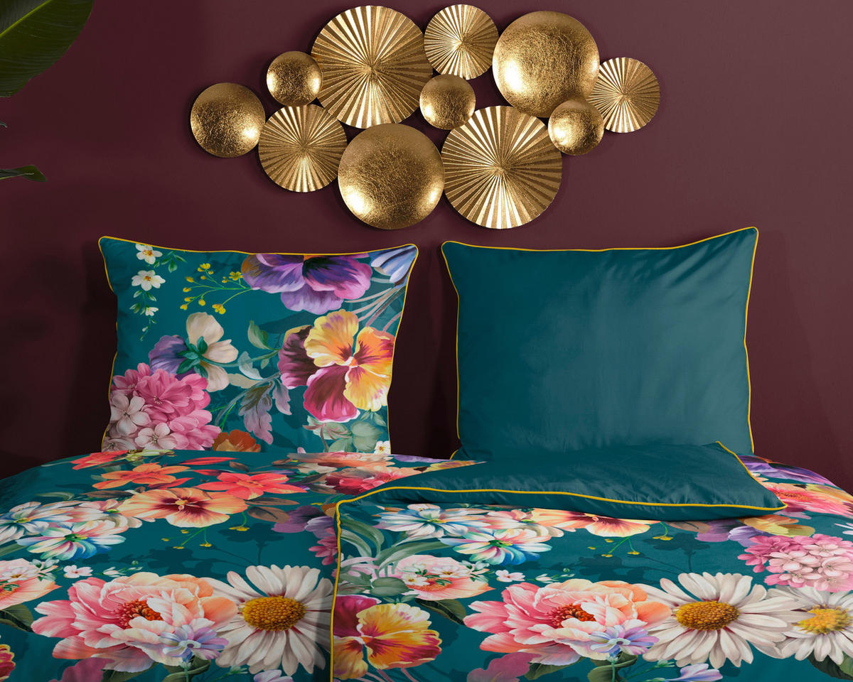 WENDEBETTWÄSCHE Novara Satin 155/220 cm  - Multicolor, Natur, Textil (155/220cm)