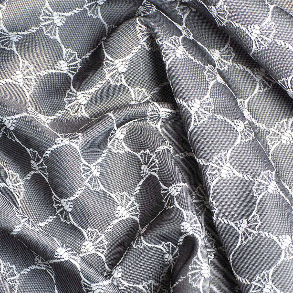 ZÁVĚS S OČKY, neprůsvitné, 140/250 cm - šedá, Design, textil (140/250cm) - Joop!