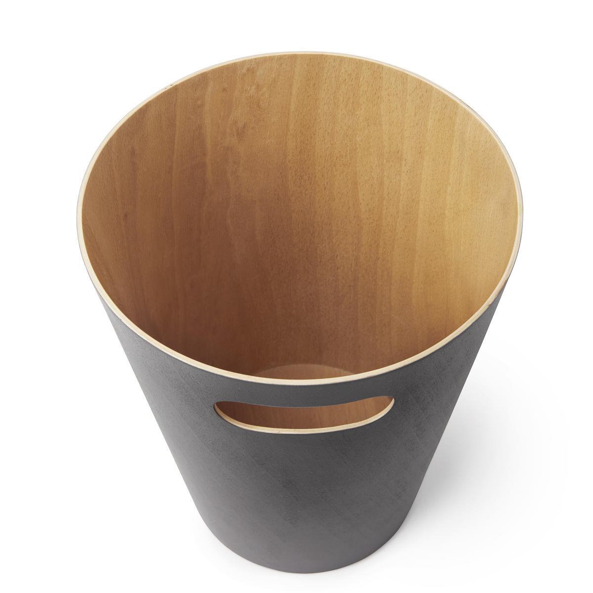 KOŠ ZA OTPAD    - siva, Basics, drvo (23/28/23cm) - Umbra