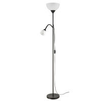STOJACÍ LAMPA, 25/180 cm  - černá, Konvenční, kov/plast (25/180cm) - Boxxx