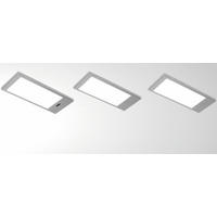 UNTERBAULEUCHTEN-SET - Edelstahlfarben, Kunststoff (18/7,6/0,8cm) - HKT