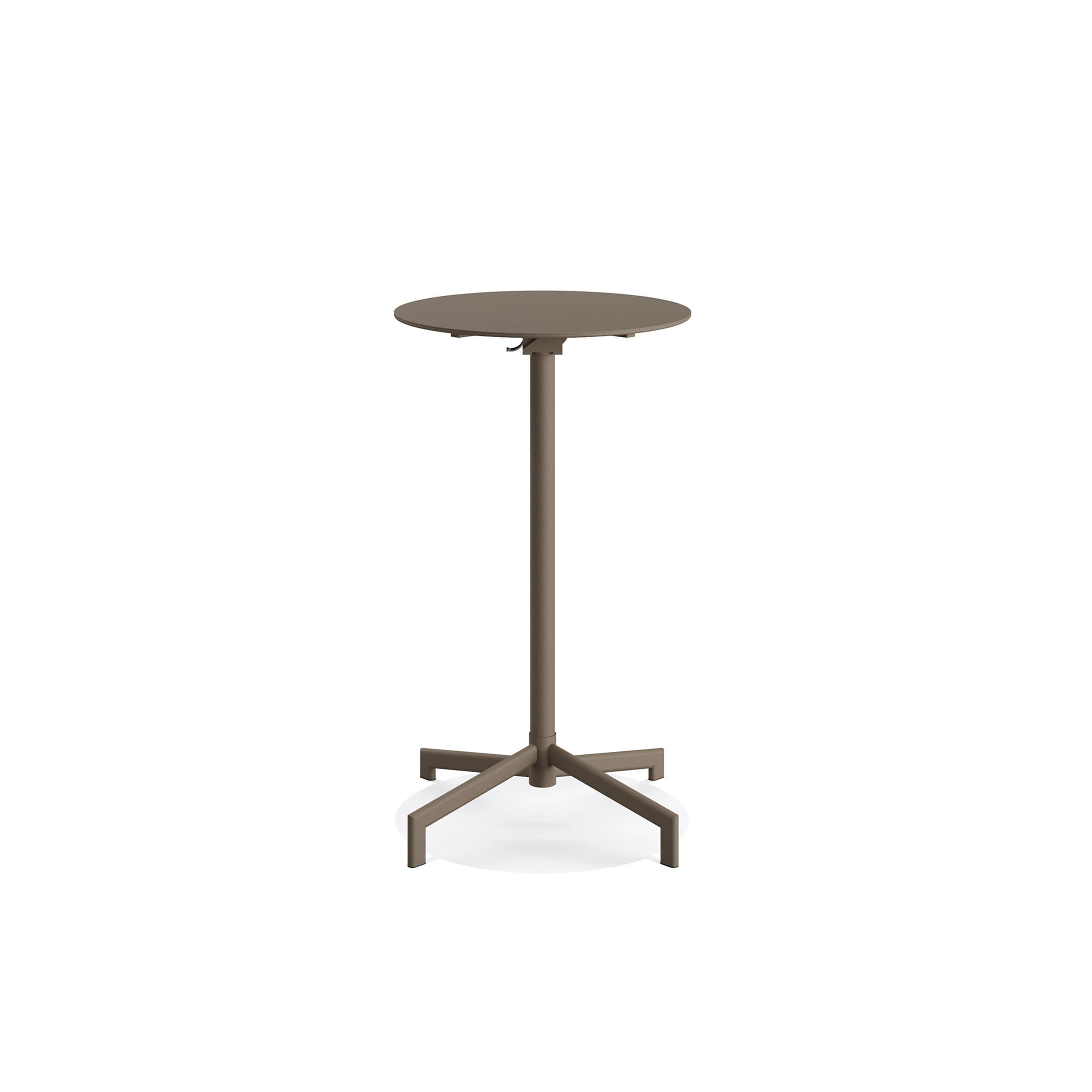 GARTEN-BARTISCH Metall rund  - Cappuccino, Basics, Metall (60/74/102cm) - Gardenson