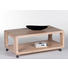 COUCHTISCH rechteckig Sonoma Eiche - Sonoma Eiche, Design (105/58/41cm) - Carryhome