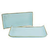 SERVIERPLATTE - Pastellblau, Trend, Keramik (16,5/33cm) - Creatable