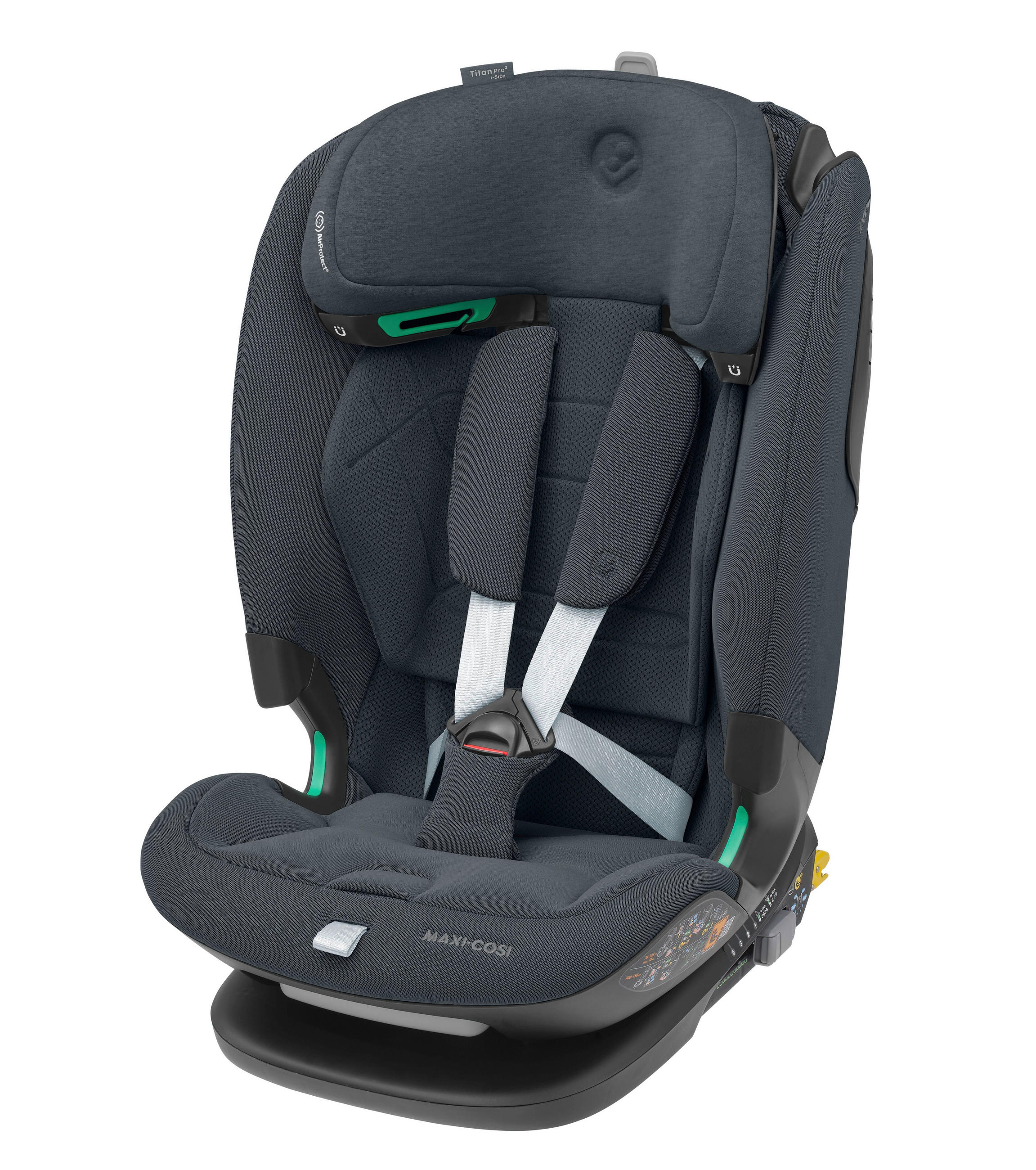 KINDERAUTOSITZ Titan Pro i-Size  - Dunkelgrau, Basics, Kunststoff/Textil (46/76/60cm) - Maxi-Cosi