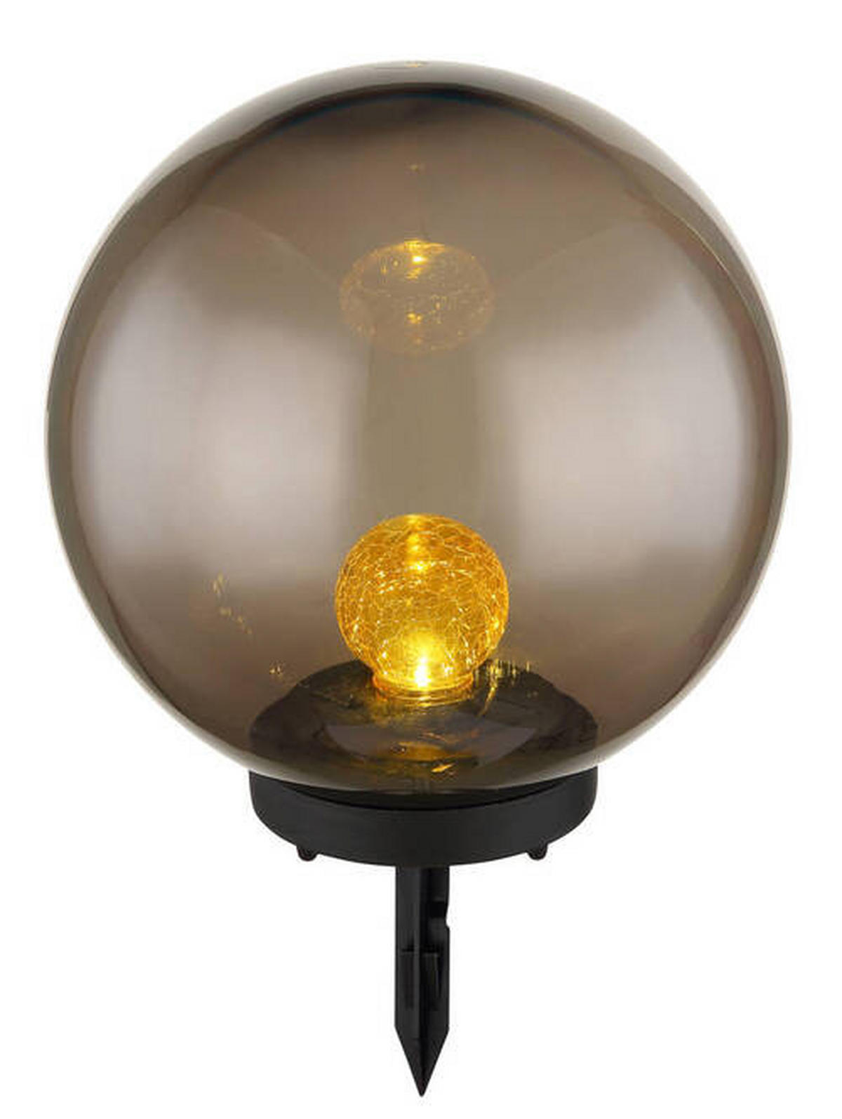 SOLARLEUCHTE - Schwarz/Orange, Basics, Kunststoff (25/38,5cm) - Globo
