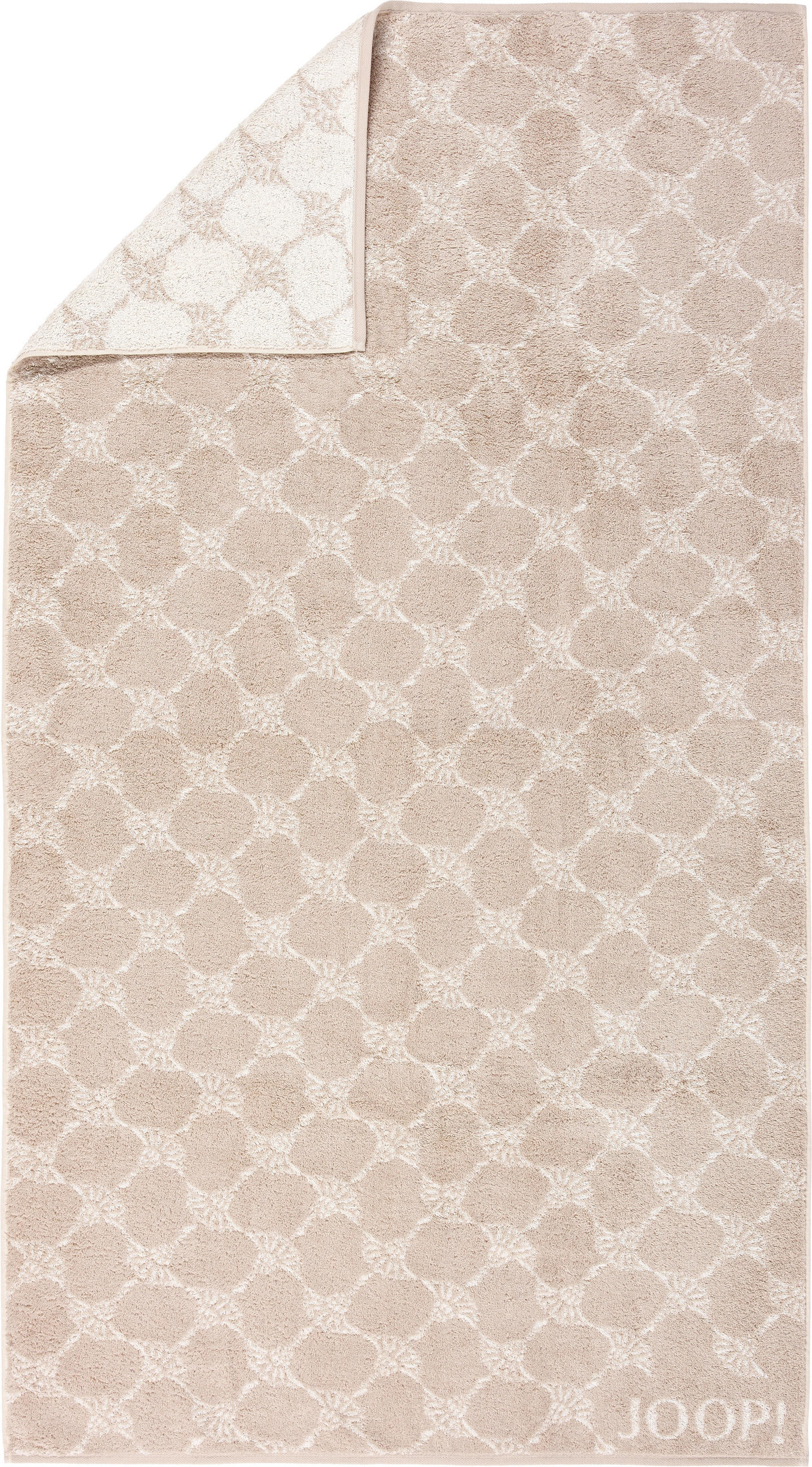 DUSCHTUCH 80/150 cm CORNFLOWER  - Creme, Design, Textil (80/150cm) - Joop!