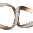 LED-HÄNGELEUCHTE Porec 71/27/150 cm  - Transparent/Cappuccino, Design, Kunststoff/Metall (71/27/150cm) - Novel
