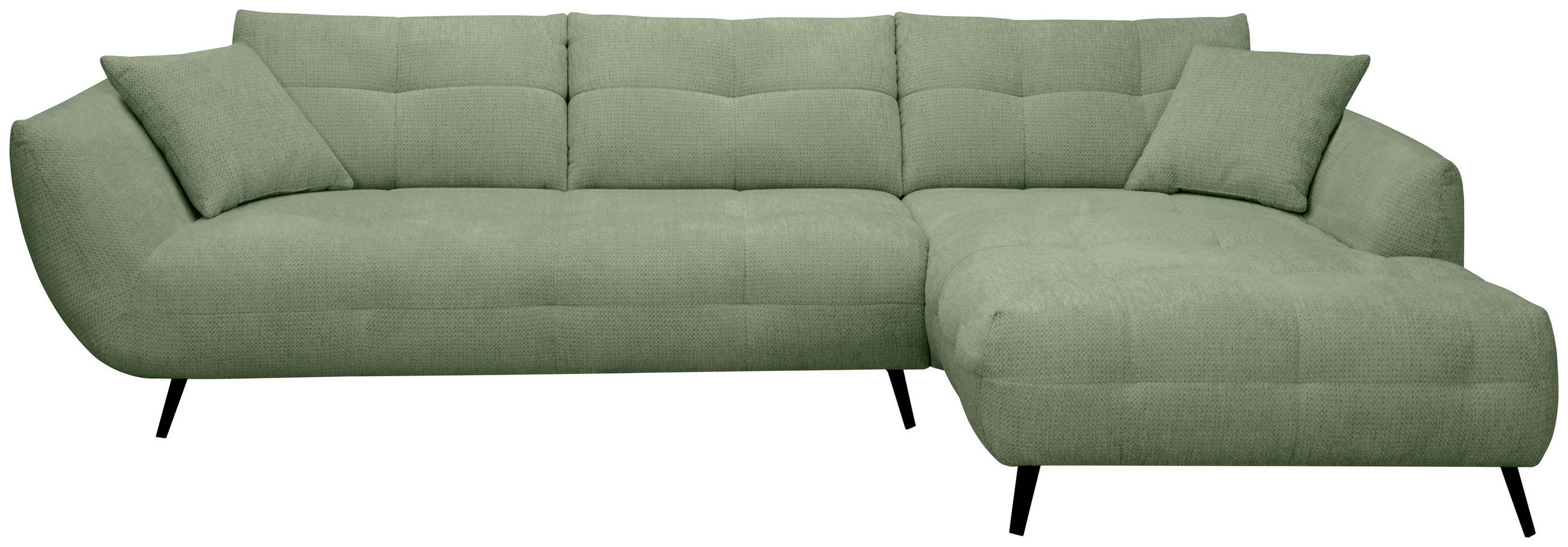 Hom`in Ecksofa Salbeigrün 320x215 cm