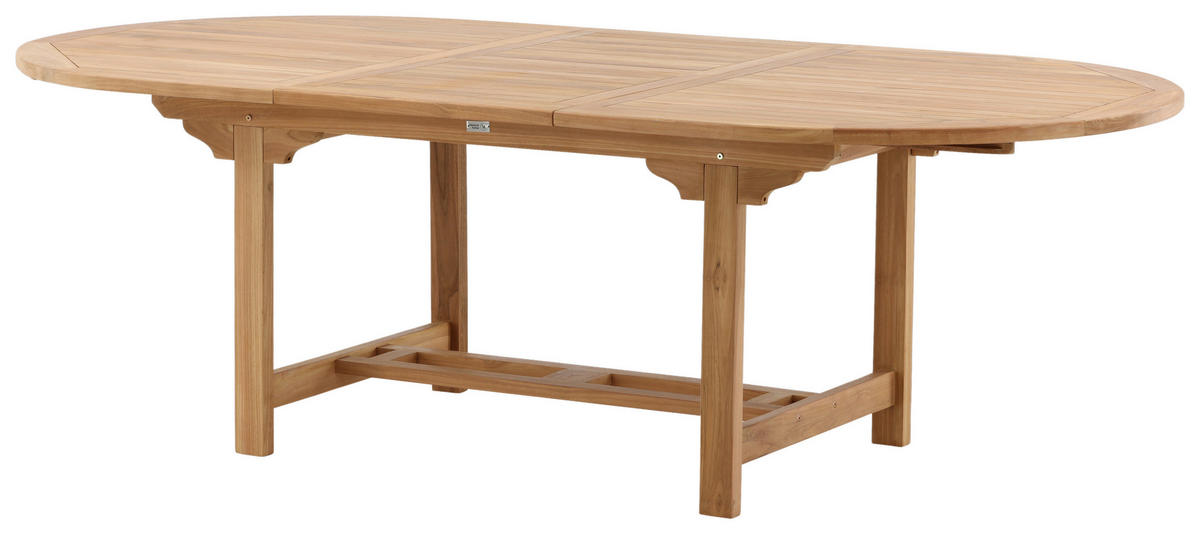 GARTENTISCH 180/120/75 cm  - Teakfarben, KONVENTIONELL, Holz (180/120/75cm) - Gardenson