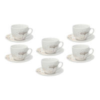 SET ZA ČAJ MADISON POESIA  - višebojno, Basics, keramika (44.5/19/8cm) - Tognana